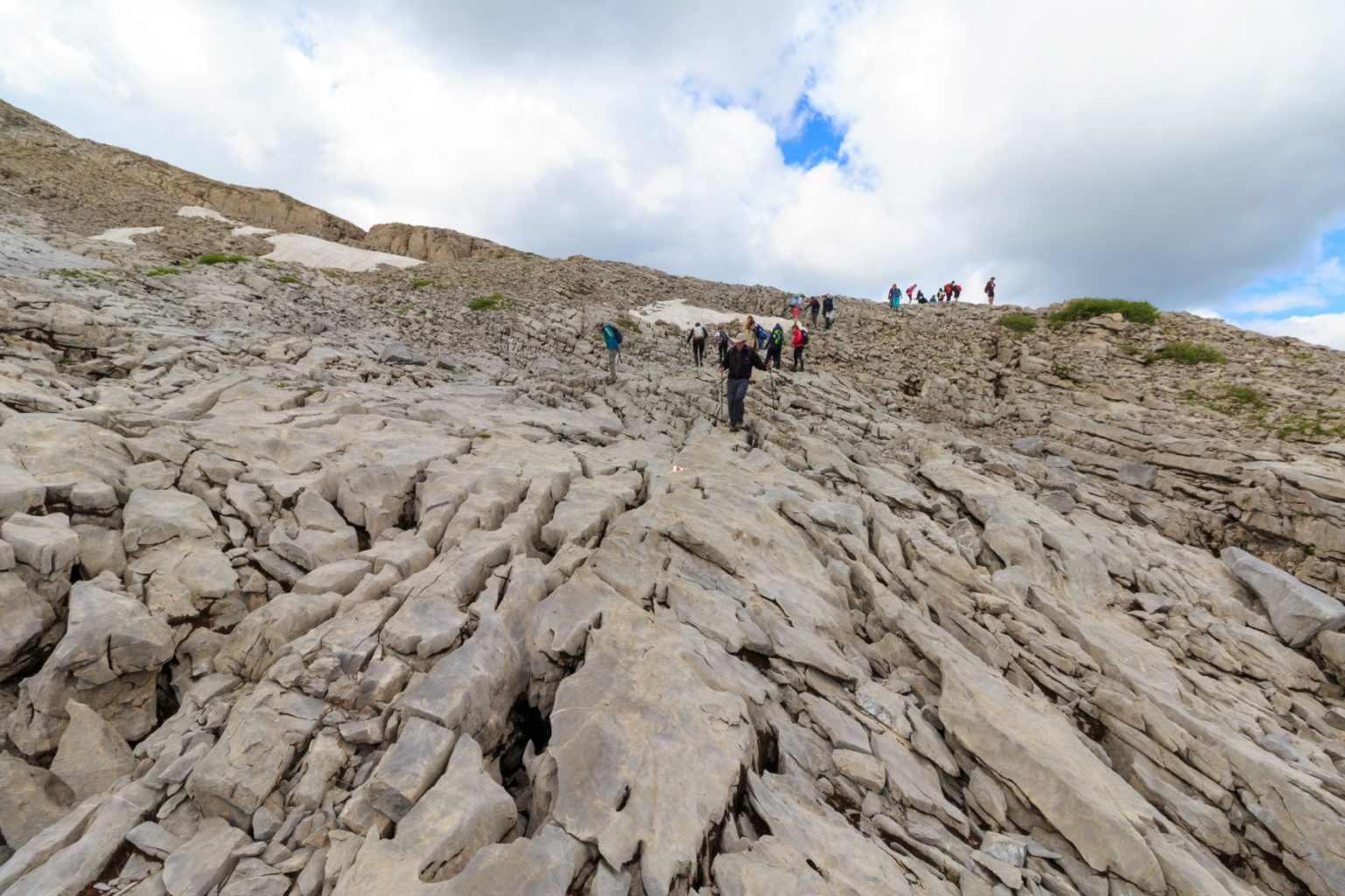 unwirkliche Karstlandschaft des Gottesackerplateus