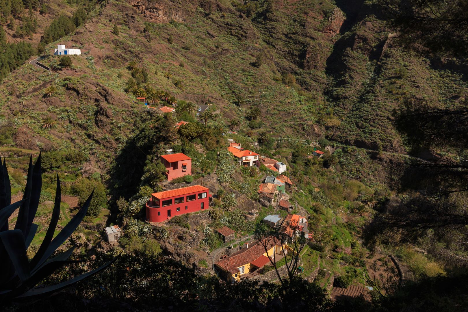 Blick auf den Ort La Laja