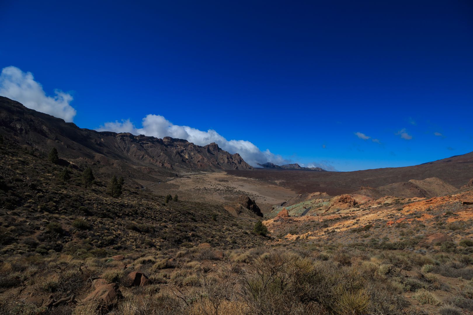 Blick vom Alto de Guajara auf den Teide Nationalpark