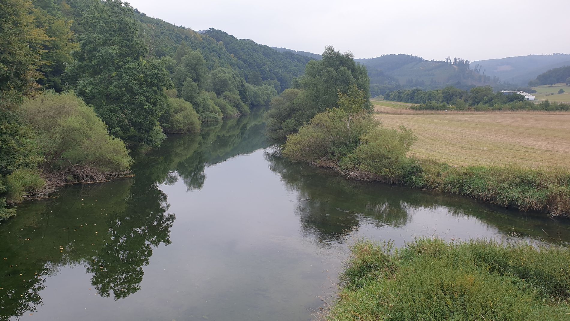 auf dem RuhrtalradRadweg zwischen Winterberg und Neheim
