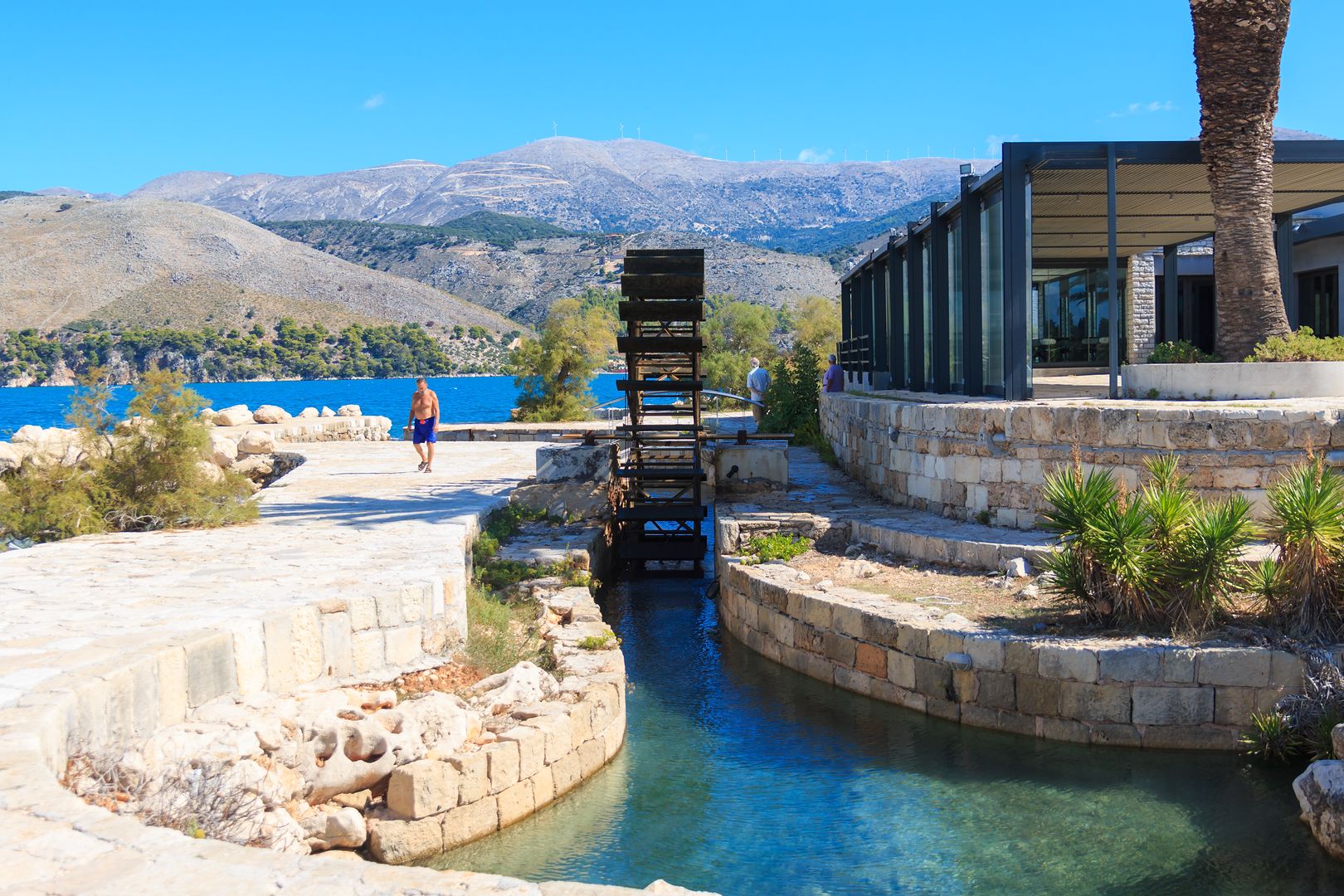 Meerwassermühlen Sinkholes Argostoli