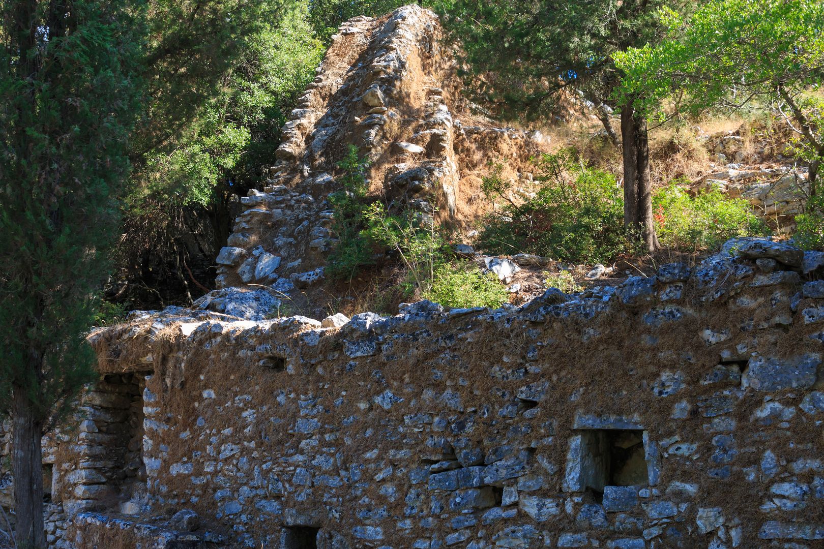 Ruine einer Wassermühle bei Sami, Kefalonia