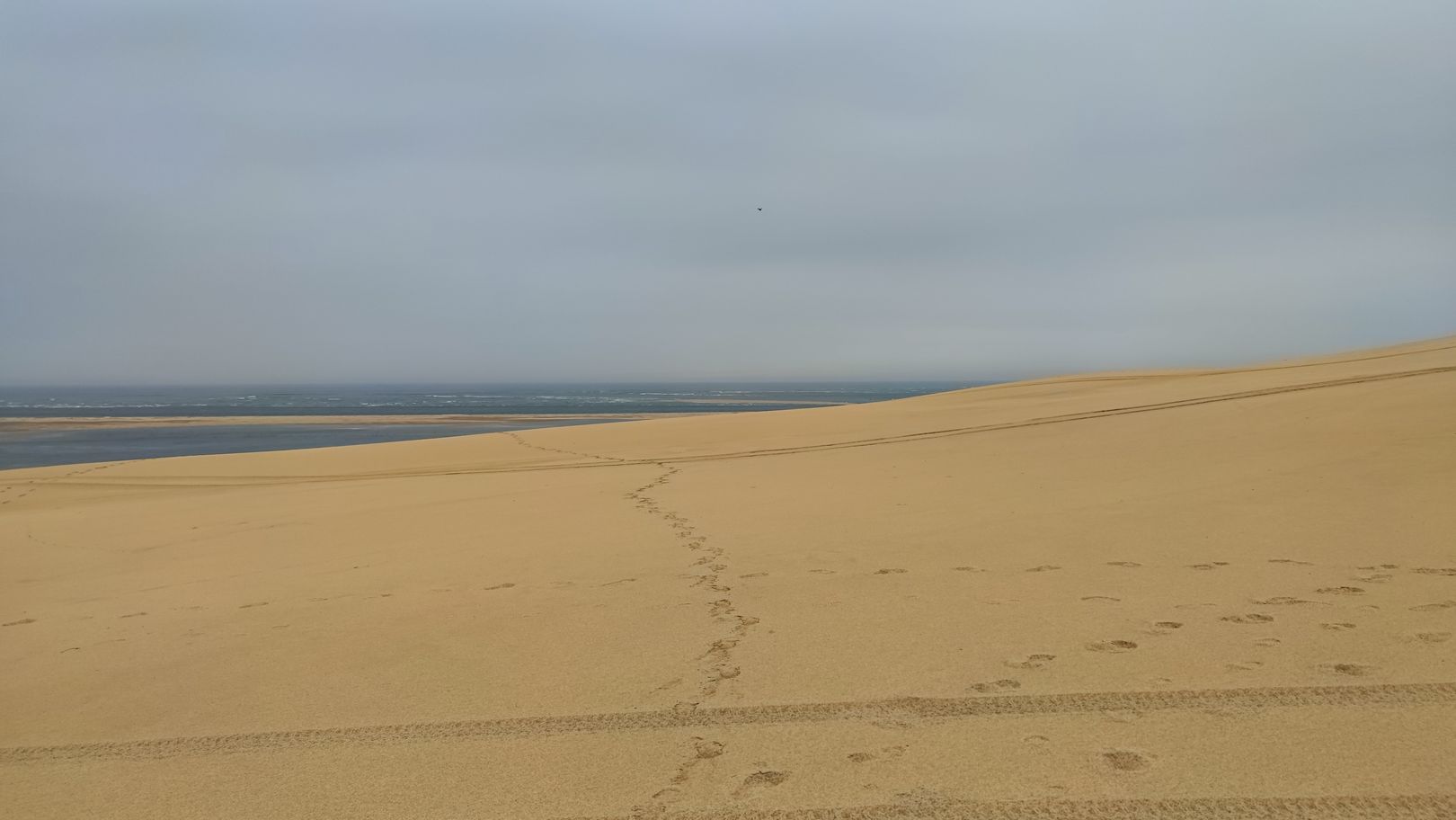 Fußspuren auf der Dune du Pilat