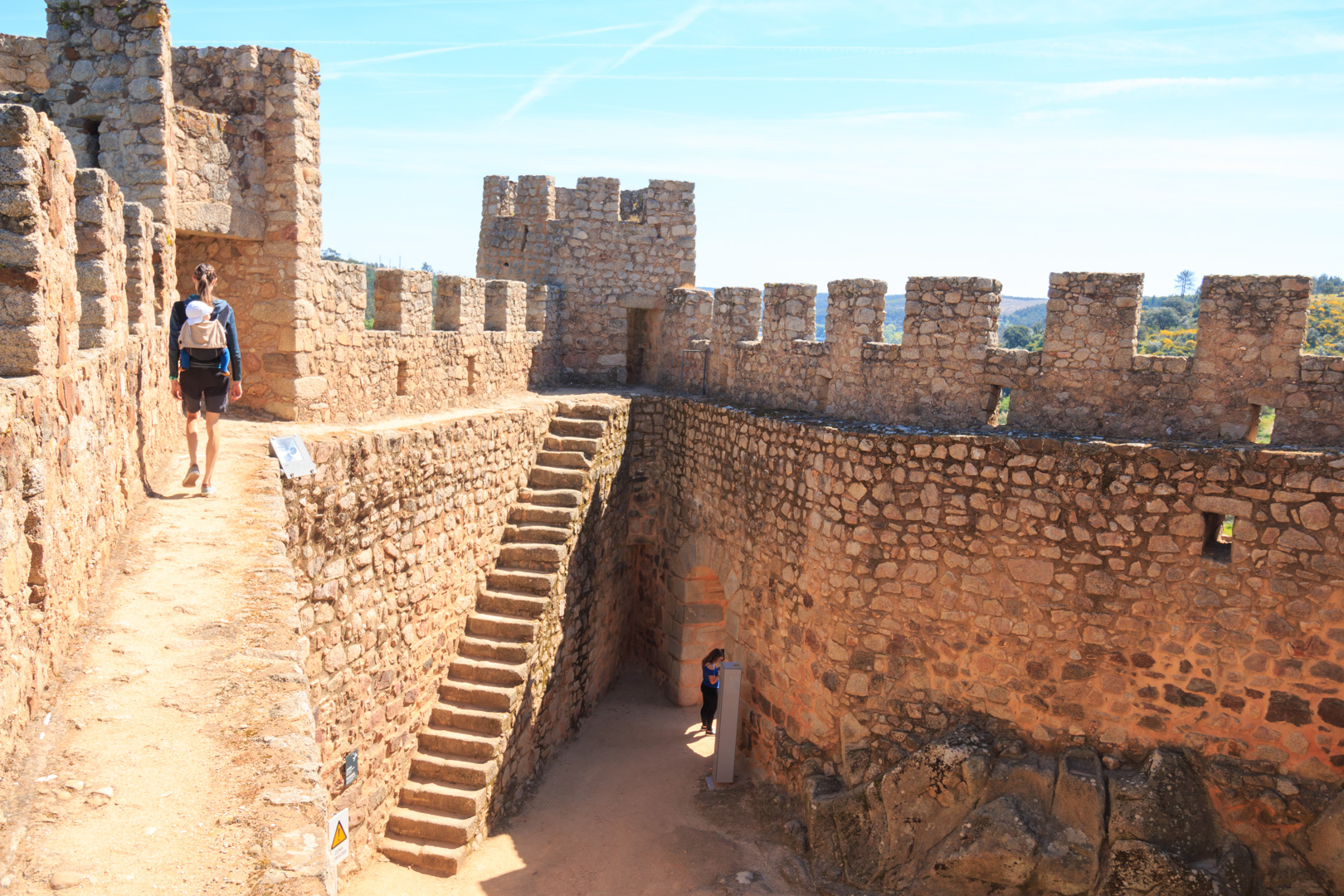 Burg von Almourol, Innenansicht
