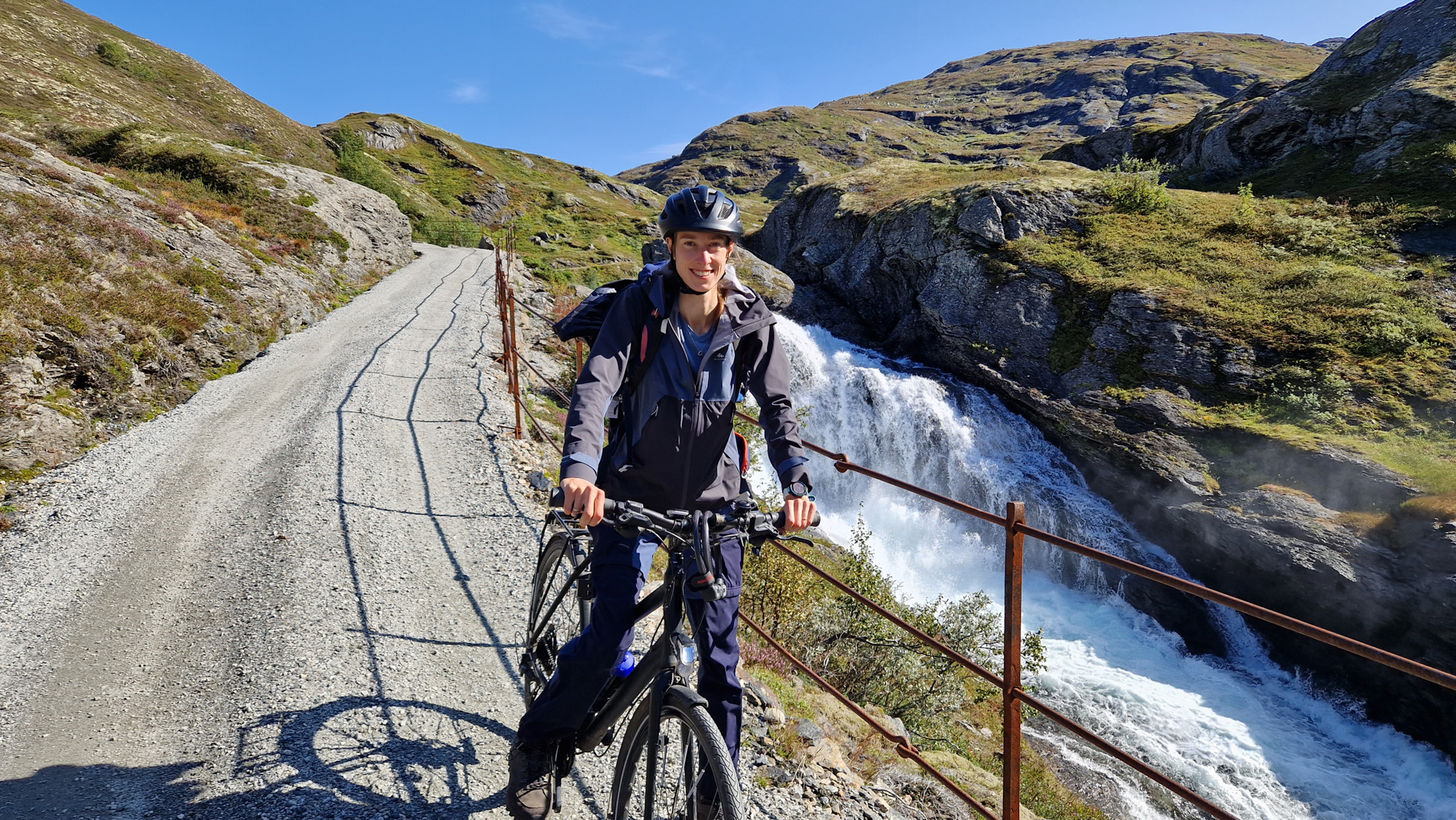 reißender Fluss am Rallarvegen