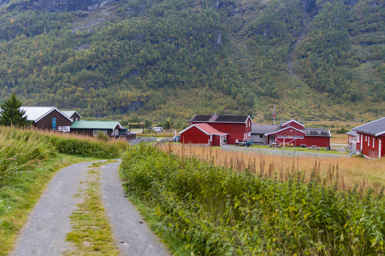 Blick zurück auf Østerbø