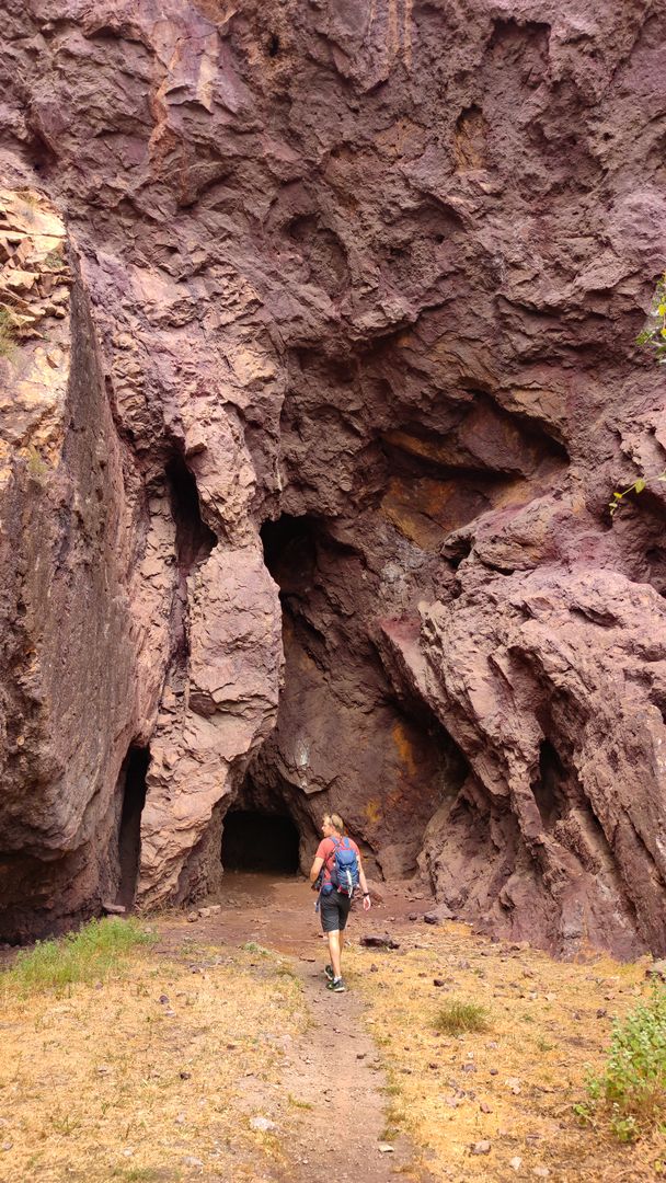 Tunnel auf der Ruta Minera bei Los Gallardos