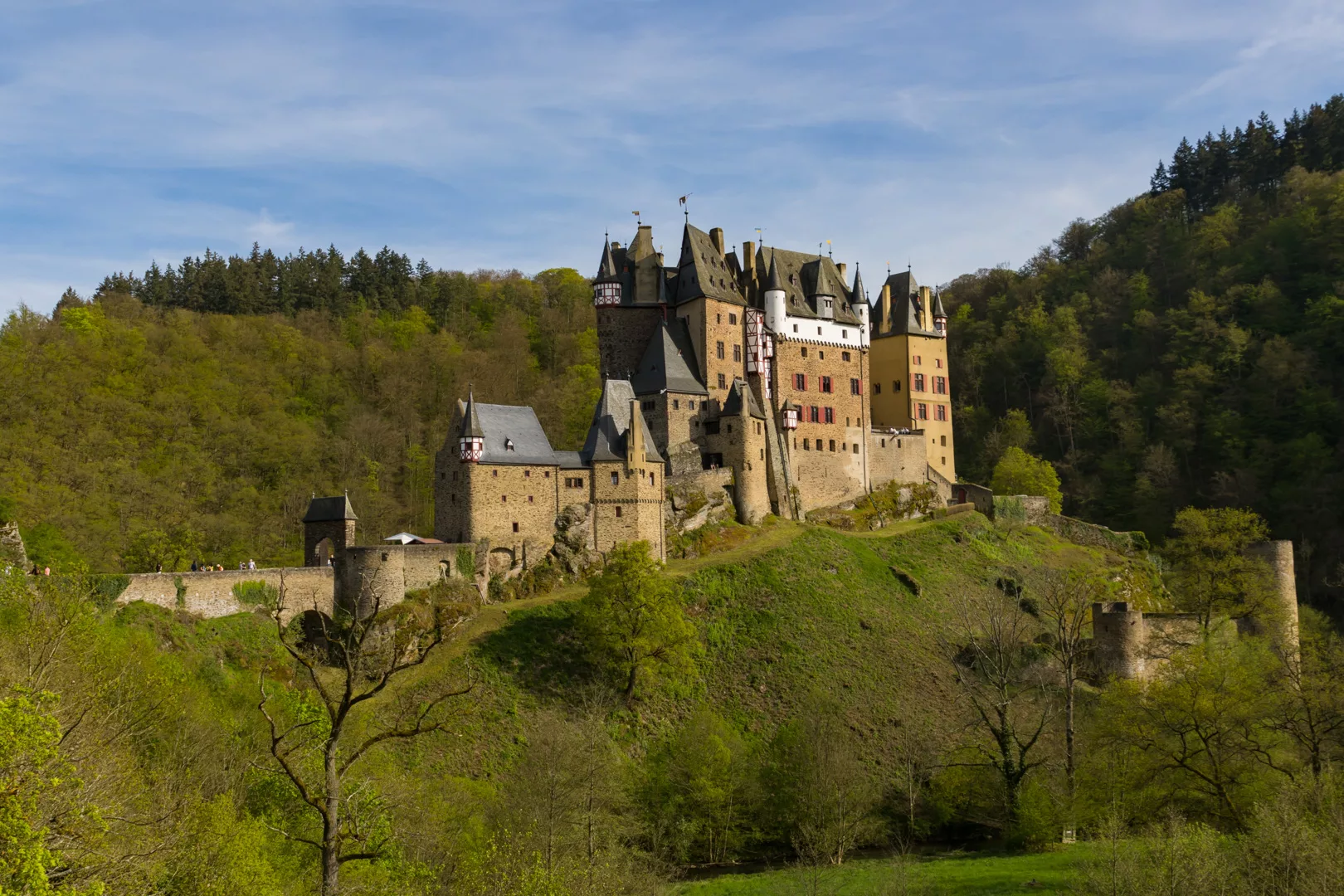 Blick auf Burg Eltz